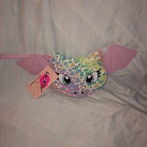 NWT Betsey Johnson Dragon Wristlet